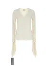Givenchy Blouse With Bows In Poplin And 4g Embroidery In White