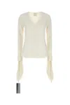Givenchy Blouse With Bows In Poplin And 4g Embroidery In White