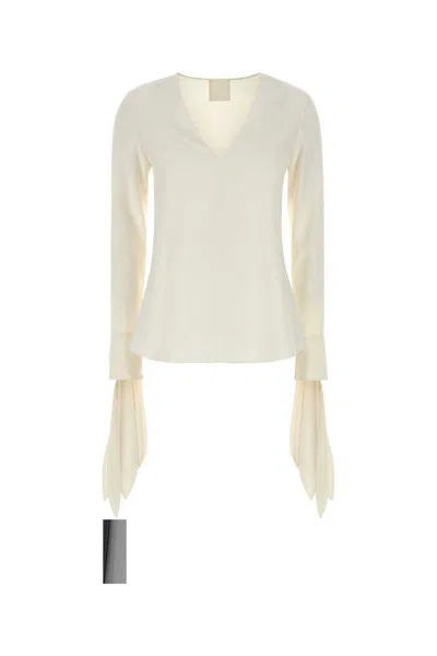 GIVENCHY GIVENCHY V-NECKED BLOUSE