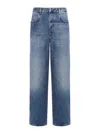 Givenchy Round Regular Fit 5 Pockets Denim Jeans In Medium Wash