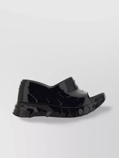 Givenchy Varnished Chunky Sole Sandals