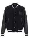 Givenchy Black 4g Varsity Bomber Jacket In Black