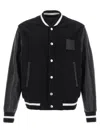 Givenchy Black 4g Varsity Bomber Jacket In Black