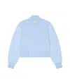 Givenchy Varsity Jacket In Monogram 72 Jacquard In Light Blue