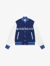 GIVENCHY VARSITY JACKET IN WOOL AND GIVENCHY LEATHER