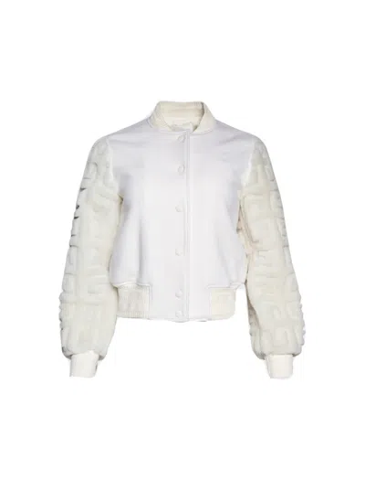 Givenchy Varsity Jacket In White