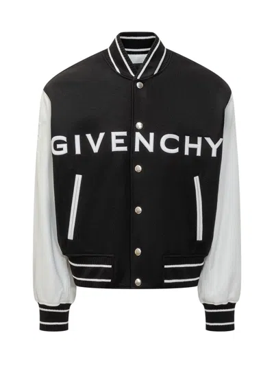 Givenchy Varsity Wool In Black