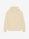 Givenchy Logo Cotton-blend Velvet Hoodie In Beige