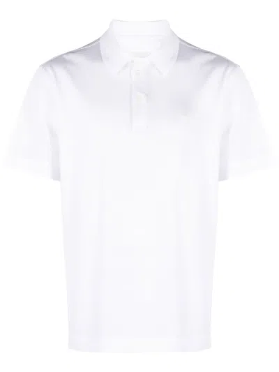 Givenchy Classic Cotton Polo Shirt With Subtle Logo And Tailored Fit In White