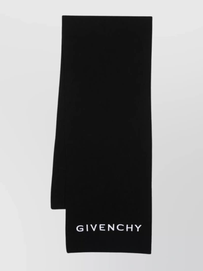 Givenchy Versatile Wool Blend Scarf In Black