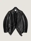 Givenchy Back-to-front Biker Jacket In Leather In Black