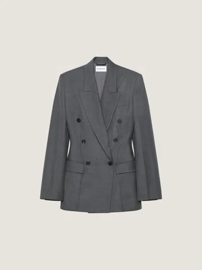 Givenchy Double-breasted Jacket In Wool In Black