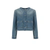 Givenchy Denim Jacket In Blue