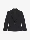 Givenchy Elegant Wool Blazer With Signature 4g Emblem