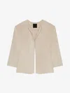 GIVENCHY JACKET IN SUEDE WITH 4G DETAIL