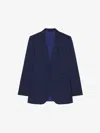 GIVENCHY SLIM FIT STRIPED JACKET IN WOOL