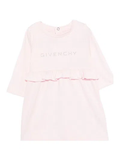 Givenchy Kids' Dress With Logo In Pink