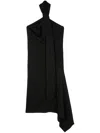 Givenchy Knot-detail Asymmetric Midi Dress