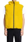 Givenchy Textured Zip-closure Sleeveless Fleece In Yellow