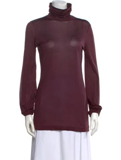 Pre-owned Givenchy Vintage 1970's Top In Purple