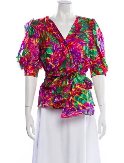 Pre-owned Givenchy Vintage 1980's Blouse In Multi