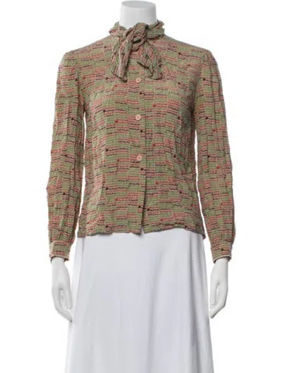 Pre-owned Givenchy Vintage 1980's Blouse In Neutrals