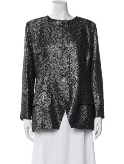 Pre-owned Givenchy Vintage 1980's Jacket In Gray