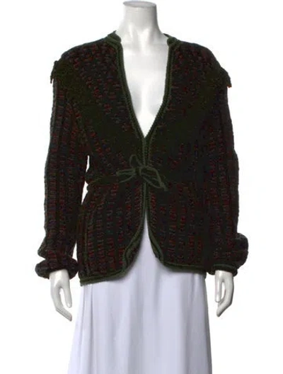 Pre-owned Givenchy Vintage 1980's Sweater In Green
