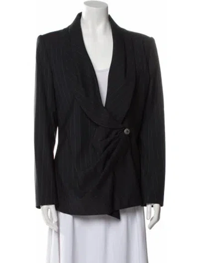 Pre-owned Givenchy Vintage 1990's Blazer In Blue