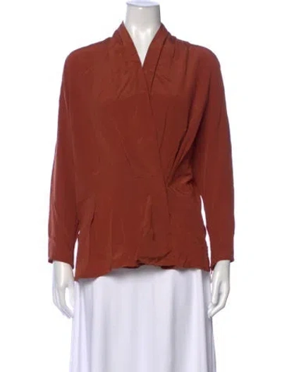 Pre-owned Givenchy Vintage 1990's Blouse In Brown