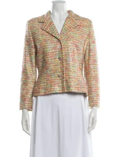 Pre-owned Givenchy Vintage 1996 Blazer In Metallic/yellow
