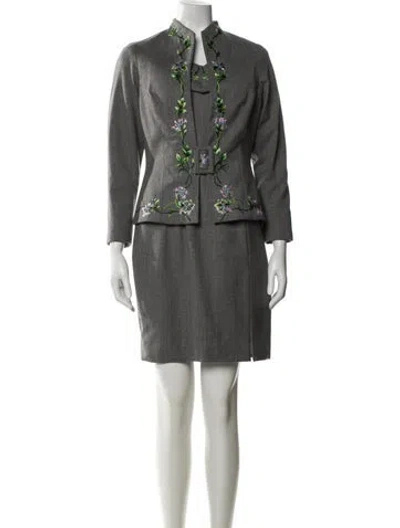 Pre-owned Givenchy Vintage 1997 Set In Gray