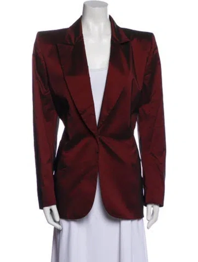 Pre-owned Givenchy Vintage 1998 Blazer In Burgundy
