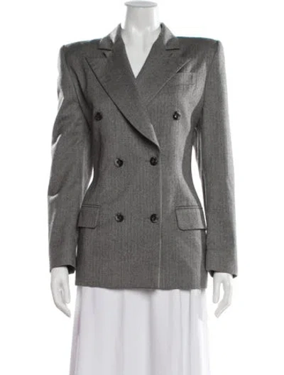 Pre-owned Givenchy Vintage 1998 Blazer In Gray
