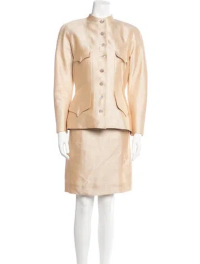 Pre-owned Givenchy Vintage 1998 Skirt Suit In Neutrals