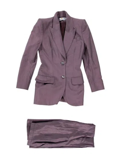 Pre-owned Givenchy Vintage 1999 Pantsuit In Purple