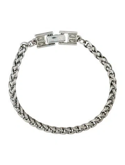 Pre-owned Givenchy Vintage Caplin Rope Link Bracelet, 7.5" In Multi