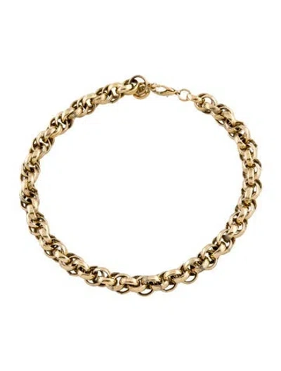 Pre-owned Givenchy Vintage Chain Necklace, 15.75" In Multi