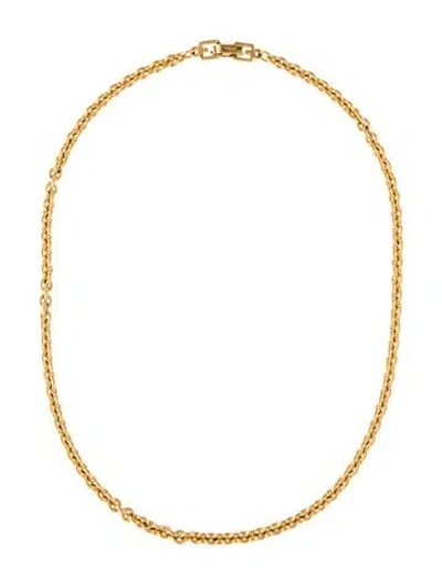 Pre-owned Givenchy Vintage Chain Necklace, 16" In Multi