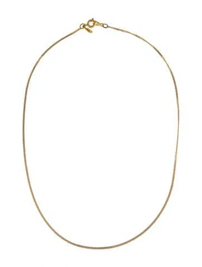 Pre-owned Givenchy Vintage Chain Necklace, 16.25" In Multi