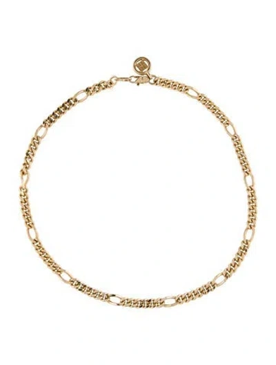 Pre-owned Givenchy Vintage Chain Necklace, 16.25" In Multi