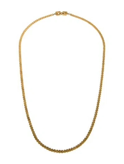 Pre-owned Givenchy Vintage Chain Necklace, 23" In Multi