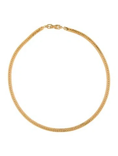 Pre-owned Givenchy Vintage Chain Necklace, 24" In Multi