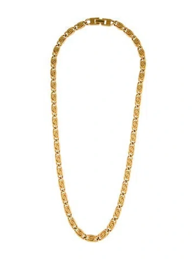 Pre-owned Givenchy Vintage Chain Necklace, 24.25" In Multi