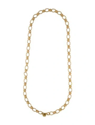 Pre-owned Givenchy Vintage Chain Necklace, 30" In Multi