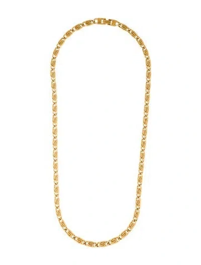 Pre-owned Givenchy Vintage Chain Necklace, 30" In Multi