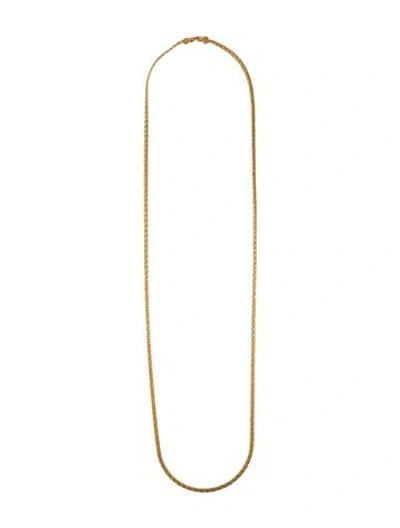 Pre-owned Givenchy Vintage Chain Necklace, 48" In Multi