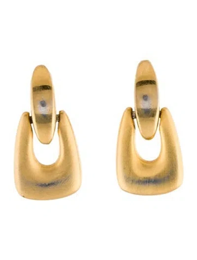 Pre-owned Givenchy Vintage Clip-on Drop Earrings In Multi