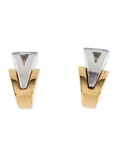 Pre-owned Givenchy Vintage Clip-on Earrings In Multi