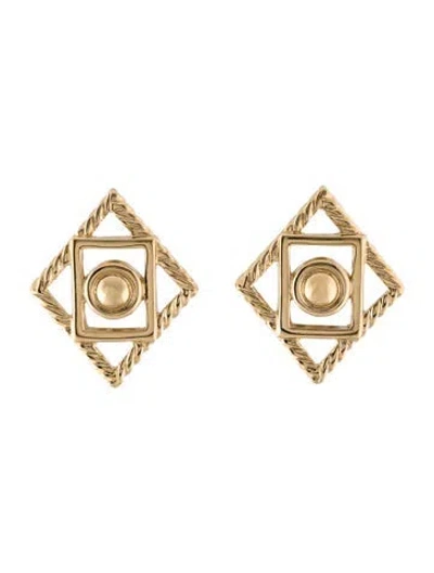 Pre-owned Givenchy Vintage Clip-on Earrings In Multi